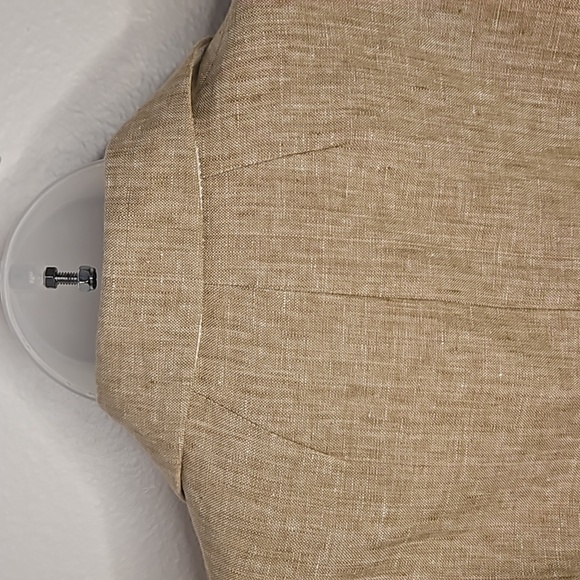 NWT J.Crew Campbell Linen Blazer/Jacket, Size 4, Tan - Picture 8 of 10